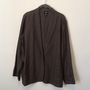 Eileen Fisher linen jacket blazer size large